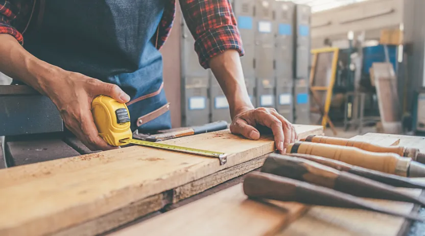 Carpenters earning rewards and recognition through a digital loyalty program designed for the furniture and hardware industry.