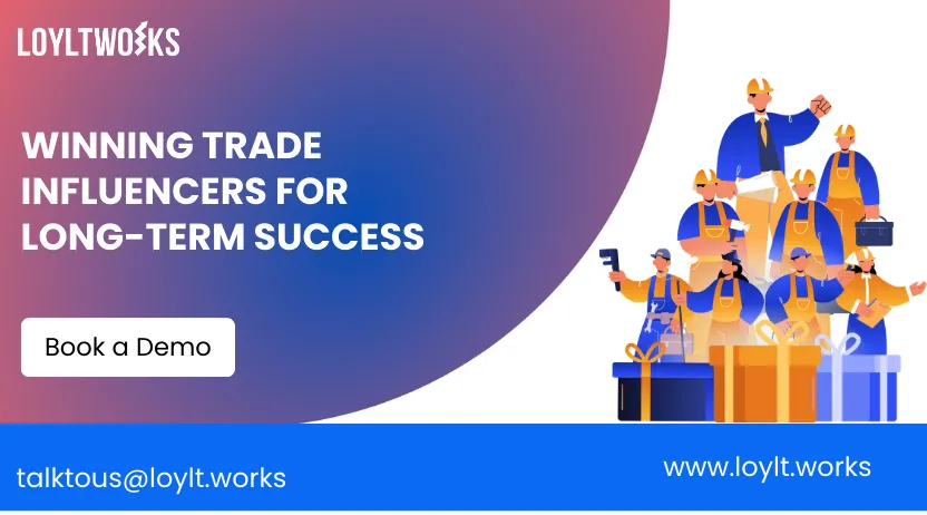 Trade influencers like contractors, painters, and mechanics engaging in a loyalty rewards program in India